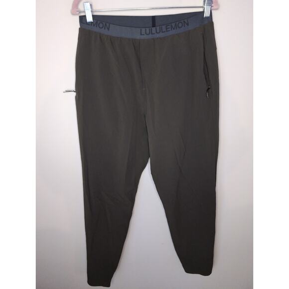 Lululemon Run Sate Jogger logo waistband dark green olive lg - Picture 8 of 9
